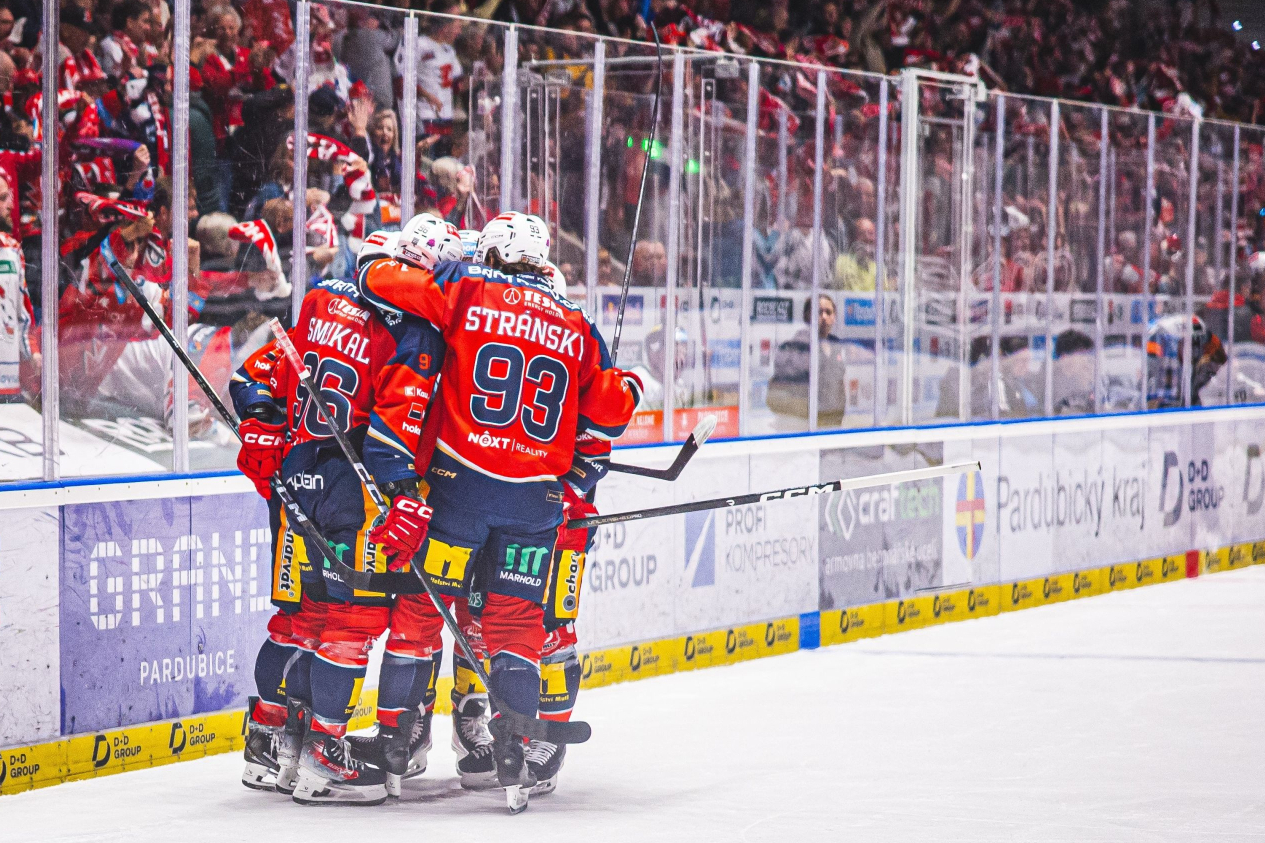 Dynamo Pardubice porazilo pražskou Spartu. Foto: Lukáš Fabián